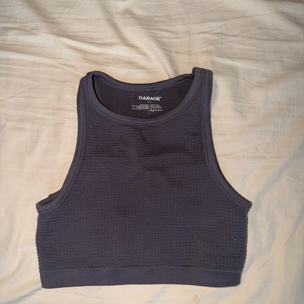 Garage cropped tank top